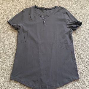 Alphalete Short Sleeve Henley